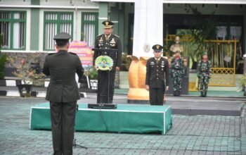 Korem 133/Nani Wartabone Gelar Upacara Peringatan Harla Pancasila
