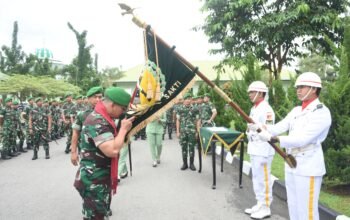 Korem 133/Nani Wartabone Gelar Tradisi Penyambutan Danrem Baru