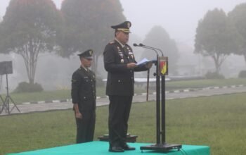 Danrindam XIII/Merdeka Pimpin Upacara Peringatan Hari Lahir Pancasila 2025