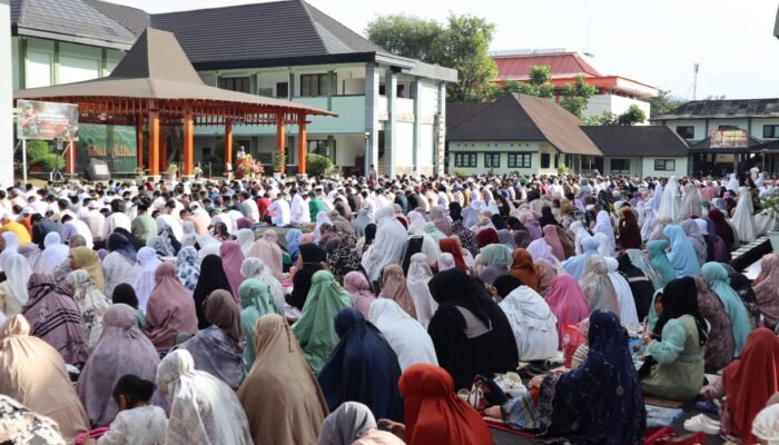 Korem 131/Santiago Gelar Sholat Idul Adha Tahun 1446 H/2025 M