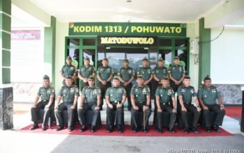 Danrem 133/Nani Wartabone Gelar Kunker Perdana di Kodim 1313/Pohuwato