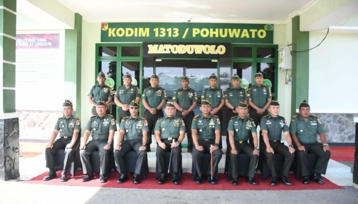 Danrem 133/Nani Wartabone Gelar Kunker Perdana di Kodim 1313/Pohuwato