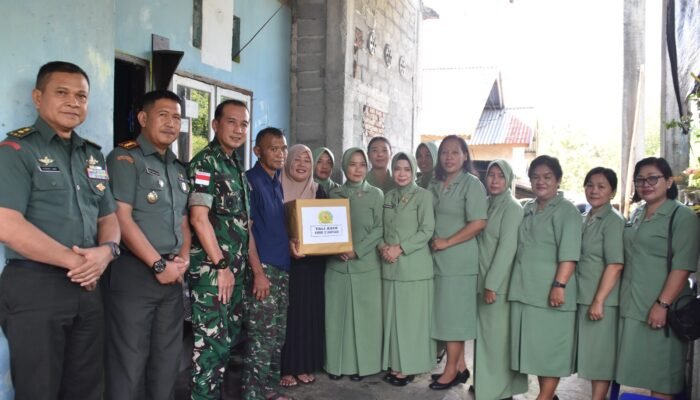 Korem 131/Santiago Laksanakan Anjangsana Dalam Rangka HUT ke-67 Kodam XIII/Merdeka
