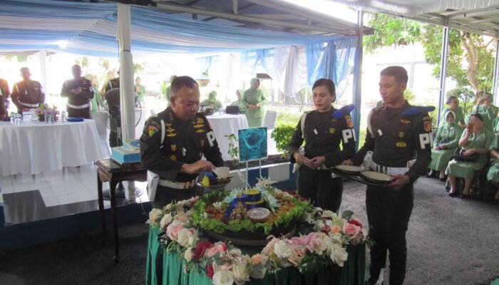 Pomdam XIII/Merdeka Gelar Syukuran HUT ke-79 Pomad Secara Sederhana dan Penuh Keakraban
