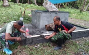 TMMD ke-124 Kodim 1301/Sangihe: Tugu Rampung, Jalan Terkaspal 600 Meter, Tong Air 95 Persen