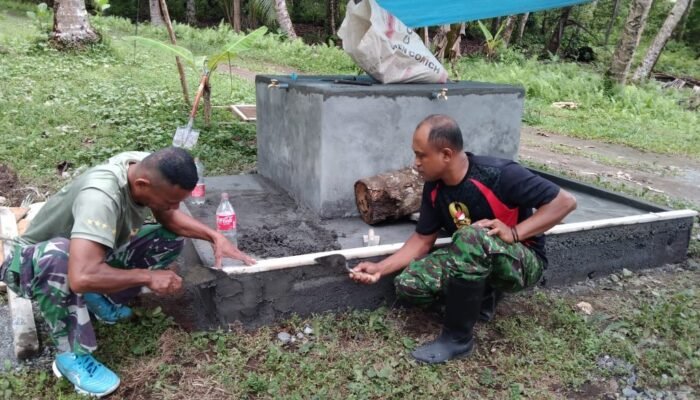 TMMD ke-124 Kodim 1301/Sangihe: Tugu Rampung, Jalan Terkaspal 600 Meter, Tong Air 95 Persen