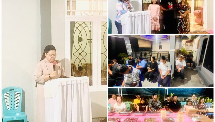 Di Tengah Doa dan Sukacita, Marselinus dan Veronica Gelar Ibadah Syukur Keluarga