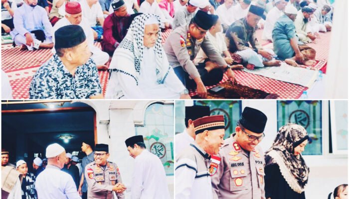 Kapolres Sangihe Bersama Keluarga Ikuti Sholat Idul Adha 1446 H di Masjid At-Taqwa Tidore