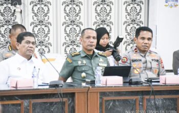 Kasiter Kasrem 133/Nani Wartabone Hadiri Kunjungan Kerja Deputi Bidang Promosi dan Kerjasama Badan Gizi Nasional di Kantor Gubernur Gorontalo