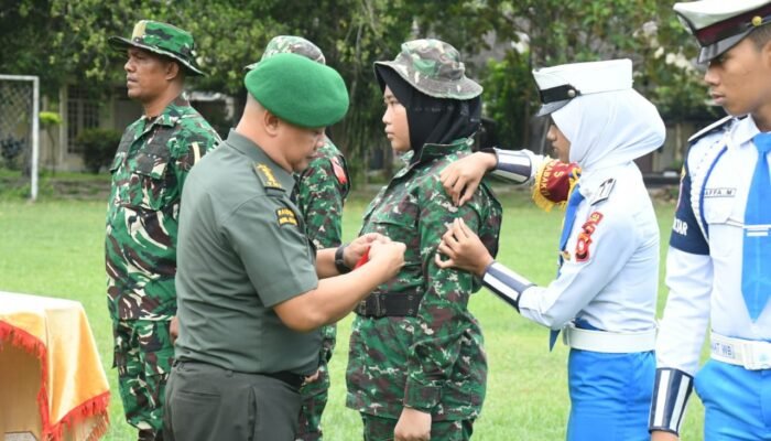 Kasiops Kasrem Nani Wartabone Sebagai Irup Pembukaan Latsardik Calon Taruna Taruni Terpadu Wira Bhakti Gorontalo Angkatan XXIV