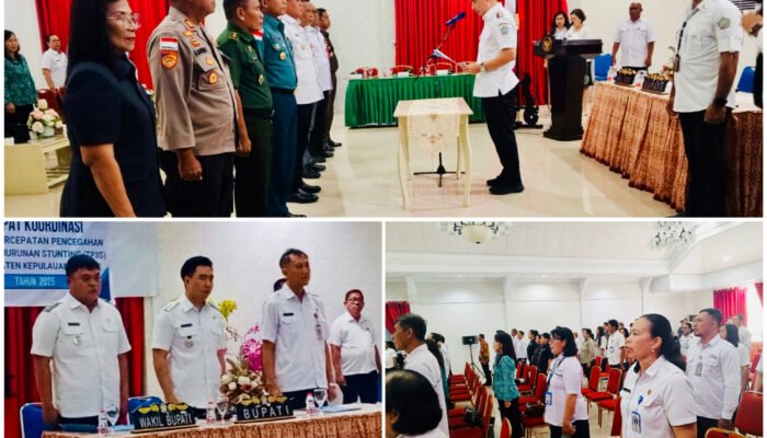 Bupati Sangihe Lantik Tim Percepatan Pencegahan dan Penurunan Stunting