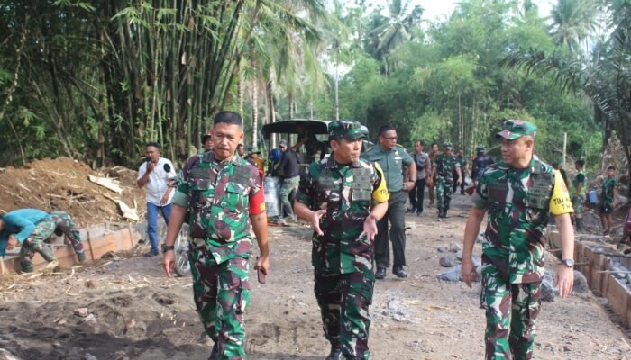 Pastikan Hasil Maksimal, Tim Wasev Mabesad Kunjungi Lokasi TMMD di Kota Manado