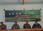 Satgas TMMD Kodim Gorontalo Gelar Penyuluhan Hukum