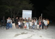 Satgas TMMD Kodim 1304/Gorontalo Gelar Nonton Bareng Bersama Masyarakat