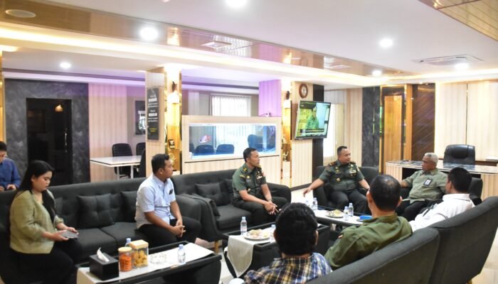 Danrem 132/Tadulako Terima Kunjungan Kabinda Sulteng