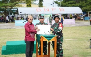 Danrem Nani Wartabone Tutup TMMD ke-125 di Kabupaten Bone Bolango