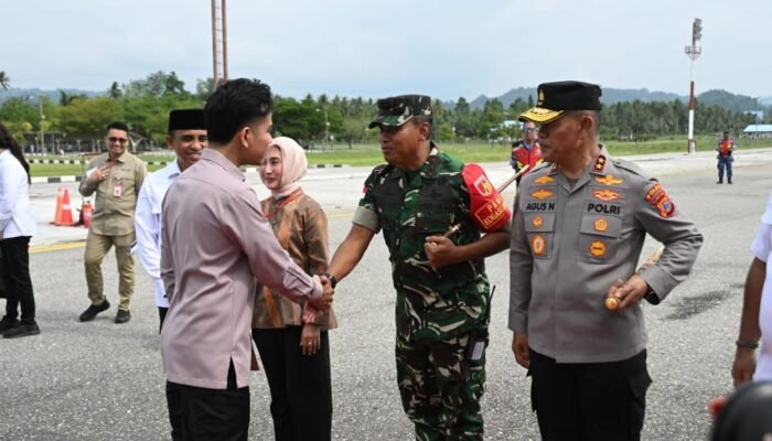 Pangdam Mayjen Suhardi Sambut Langsung Wapres RI Gibran Rakabuming Raka di Bandara Kasiguncu