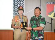 Kapoksahli Pangdam XIII/Merdeka Terima Audiensi Taruna AAL di Kodam XIII/Merdeka
