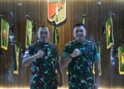 Pangdam Merdeka dan Pangdam Palaka Wira Bertemu di Makodam XIII/Merdeka