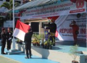 Berlangsung Hikmat dan Semarak, Rutan Manado Gelar Upacara Bendera Peringati HUT ke-80 Kemerdekaan RI