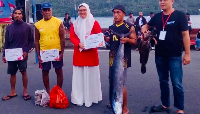 Meriahkan HUT RI ke-80, Kodim 1301/Sangihe Gelar Lomba Mancing di Pantai Boulevard