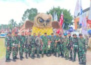 Alutsista Kompi Kavaleri 10 Manguni Setia Cakti Ikut Meriahkan Parade Kendaraan Hias Festival Bunga Tomohon