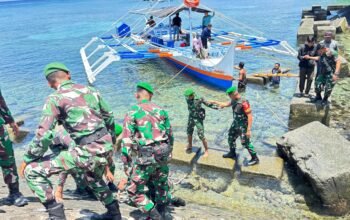 Dandim 1301/Sangihe Tinjau Pos Kawaluso, Beri Pengarahan kepada Anggota Satgas Pamputer
