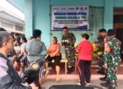 Babinsa Koramil Manganitu Gelar Gerakan Pangan Murah di Pasar Mala