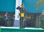 Asrendam Merdeka Pimpin Upacara Bendera Mingguan