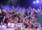 Tim Kesebelasan Sepak Bola KJS Kodam XIII/Merdeka Juara Open Turnamen Youth Kampis Dandim 1310/Bitung Cup Tahun 2025