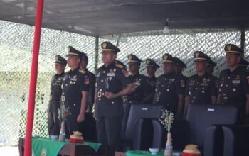Danrindam Brigjen TNI Wempi Ramandaei Dampingi Pangdam XIII/Merdeka Pelantikan Dikmata TNI AD Gelombang II Tahun 2025
