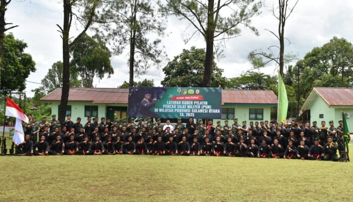 Asops Kasdam dan Kajasdam XIII/Merdeka Hadiri Penutupan Latkader Pelatih Pencak Silat Militer (PSM)