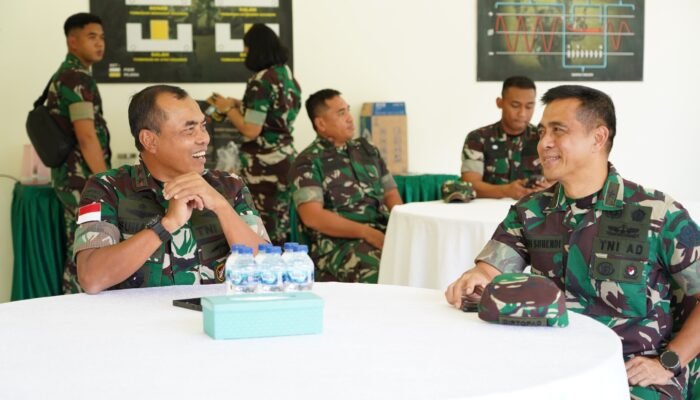 Pangdam Merdeka Terima Kunjungan Audiensi Dirtopad Dalam Rangka Pererat Sinergi