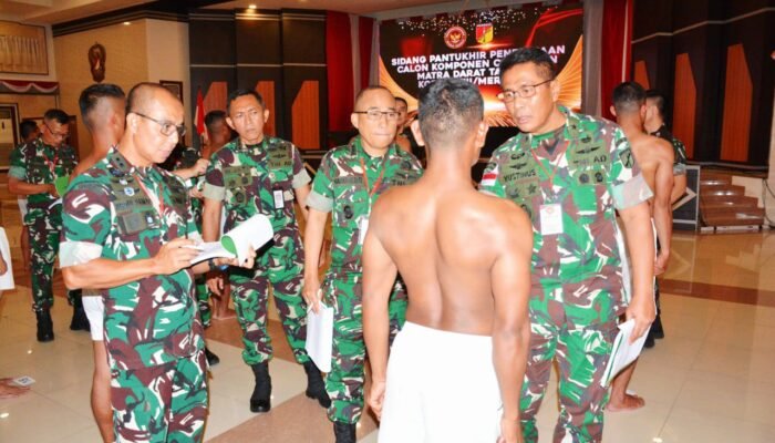 Kodam XIII/Merdeka Gelar Sidang Pantukhir Komcad, Kasdam Yustinus: Komcad Bangun Kekuatan Cadangan Strategis TNI