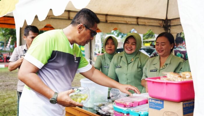 Bazar Murah dan Baksos Warnai Peringatan HUT ke-80 TNI di Manado