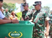 Danrem Santiago Hadiri Baksos dan Bazar Murah di Manado