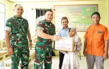 Peduli Warakawuri, Veteran, Purnawirawan dan Anak Yatim Piatu, Korem 133/Nani Wartabone Gelar Anjangsana