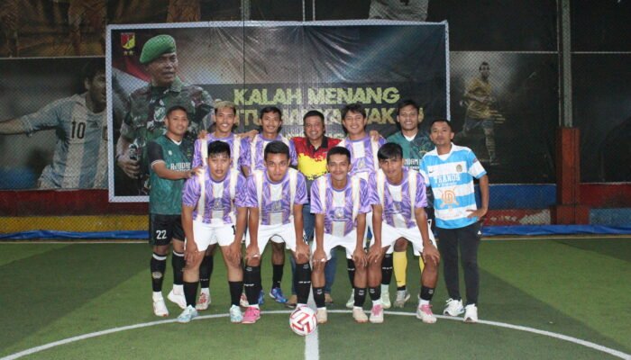 Tim Futsal Ajendam Merdeka Tembus Babak 8 Besar Open Tournament Piala Panglima TNI di Manado