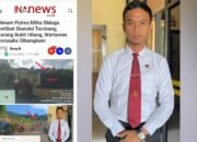 Cantun Nama dan Jabatan, Kasat Reskrim Polres Mitra Lutfi Arinugraha Janji Proses Hukum Oknum Wartawan Pembuat Berita HOAX