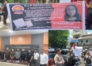 Demo Sejumlah Ormas BNUI di Kejati Sulut, Warga Minta Kejaksaan Tahan Tersangka Dalam Kasus Prof Ing Mokoginta
