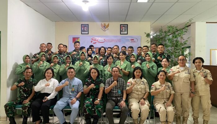 Kudam XIII/Merdeka Gelar Donor Darah Peringati HUT ke-80 Keuangan TNI AD