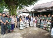 Kodam Merdeka Beri Bantuan Untuk Korban Kebakaran di Pomdam