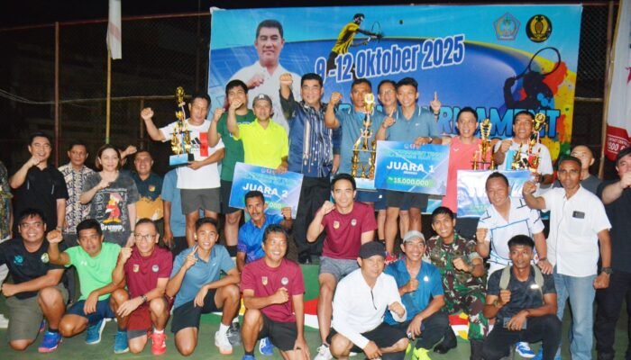 Merdeka Tenis Club Borong Gelar Juara Turnamen Tenis Lapangan Gubernur Sulut Cup 2025