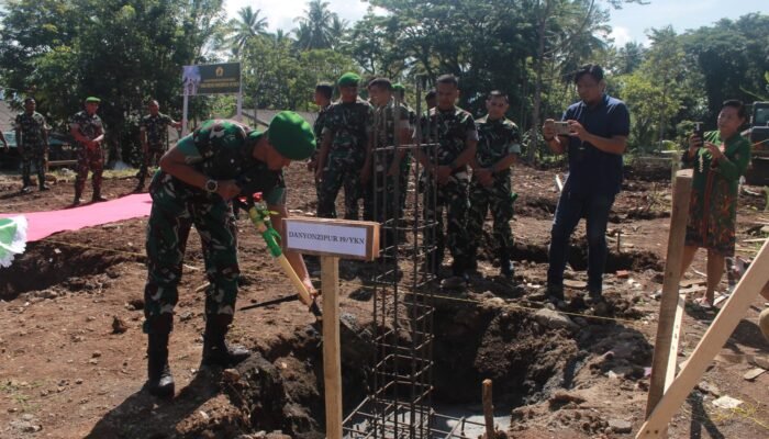 Danyonzipur 19/YKN Ikut Peletakan Batu Pertama Pembangunan Gereja Oikumene