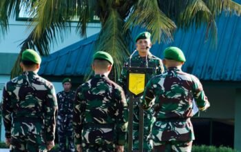 Kodam XIII/Merdeka Gelar Upacara Tujuh Belasan