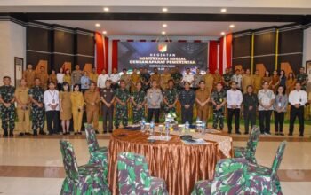 Kodam XIII/Merdeka Gelar Komsos dengan Aparat Pemerintah Sulawesi Utara