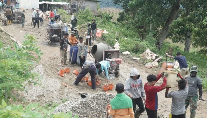 Pembangunan Jalan TMMD ke-126 Tembus 55 Persen, Warga Sambut Manfaat Nyata