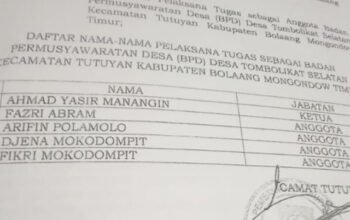 Hanya Terjadi di Boltim, Bupati Diduga Instruksikan Camat Terbitkan SK Plt BPD