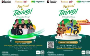 Banjir Hadiah dan Hiburan, Pegadaian Manado Gelar Festival Tring