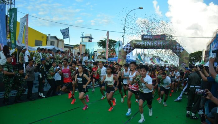 Ribuan Peserta Meriahkan Kodam Merdeka Run 2025, Satukan Langkah TNI dan Rakyat